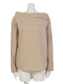 ASYMMETRY FLAP COLOR TOP/BEG