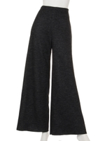 [GREED]HERRINGBONE Flared Pants/BLACK MIX