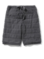 【GELATO PIQUE HOMME】’アクアドライ’キルティングショートパンツ/BLK