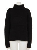 【mystic】タートルニットプルオーバー/BLUE