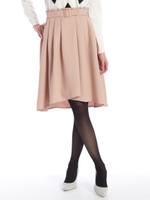 イレヘムミモレ丈タックスカート/ピンク系