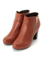 サイドジップブーティー/ブラウン(042)