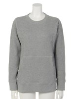 ビッグワッフルポケットTOPS/杢GRY