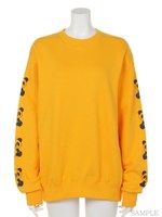 ANARCHY PEPE SWEAT TOPS/GOLD YELLOW