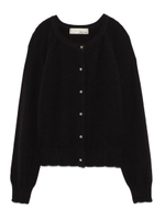 シンプルショートカーディガン/BLK