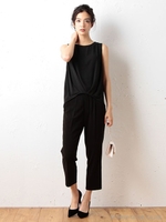 タックTOPSセットアップ/ピンク