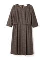 バランサーラメツイルワンピース/ブラウン(050)