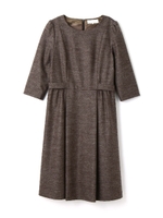 バランサーラメツイルワンピース/ブラウン(050)