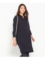 ボクシーシャツワンピース/ダークグレー(013)