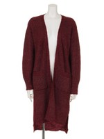 【chille anap】ニットロングカーディガン/GRY