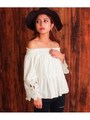 【chille anap】オフショルソデレースブラウス/WH