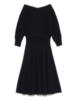 ウールカシミアドルマンワンピース/GRY