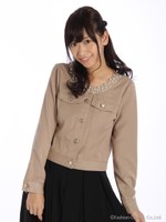 秋カラーツィルＧジャン　2/ベージュ