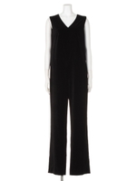 【Sov.】ベルベットオールインワン/ブラック