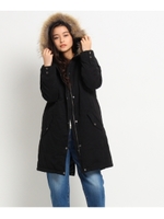 インナーダウン付きミリタリーコート/カーキ(027)