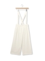 サスペンダーつきクロップドパンツ/オフホワイト(003)