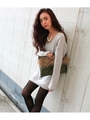 【chille anap】ネックレス・タイツ・ニット SET/GRY