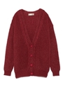 ニットカーディガン/RED