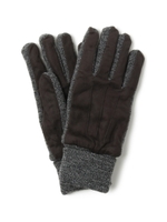 【WEB限定カラーあり】フェイクスエードグローブ /ブラウン(042)