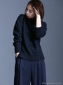 モヘア起毛ニットPO/ネイビー