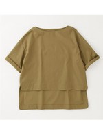 コットンナイロンプルオーバー/OLIVE