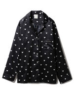 ハートサテンシャツ/OWHT