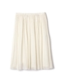 ソフトプリーツスカート/ホワイト(030)