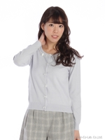 マカロンリボンカーディガン/シロ