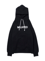 GOTHIC LOGO BIG SWEAT HOODIE/ブラック