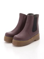 厚底サイドゴアショートブーツ/WIN