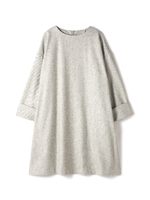 ボリュームサックワンピース/グレー(020)