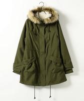 ライナー付きモッズコート