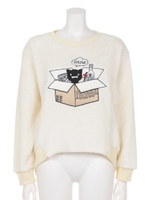 コビニャーデリバリーボアプルオーバー/ネイビー