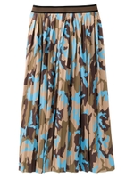 GIRLS PLEATED SKIRT/ベージュ