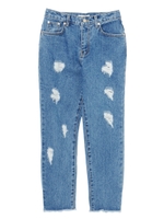 ルーズストレートデニムパンツ/NAVY