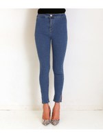 【ANAP】スリットスキニーデニムパンツ/BL