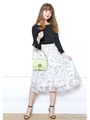 オパールスカート/アップルグリーン