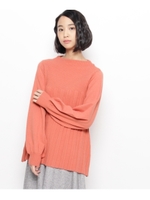 プリーツニットプルオーバー/ピンク(072)