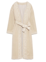 ベロア刺繍ガウン/BEG