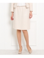 ツイードAラインスカート/ベージュ(452)