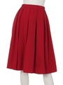 マットタックミディスカート/レッド
