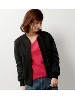 ○Munich ソデキリカエ ブルゾン/Black