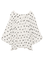 スミレ刺繍ブラウス/MOC