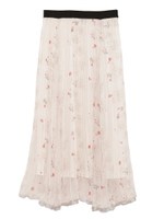 ウエストゴムプリーツスカート/PNK