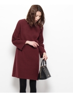 起毛サックワンピース/ワインレッド(063)