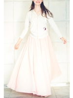 オーガンジーマキシスカート/PK