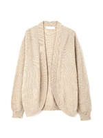 ◆大きいサイズ◆綿混ミドルゲージニットカーディガン/ネイビー(120)