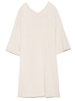 スリットニットワンピース/WHT