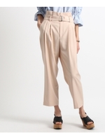 ハイウエストタックパンツ/ピンク系(070)