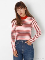 CROPPED RIB HG TOPS/M/BLK